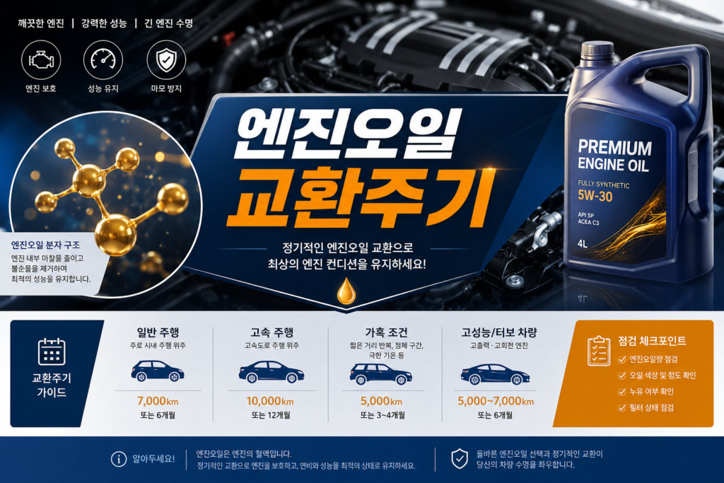 엔진오일 교환주기