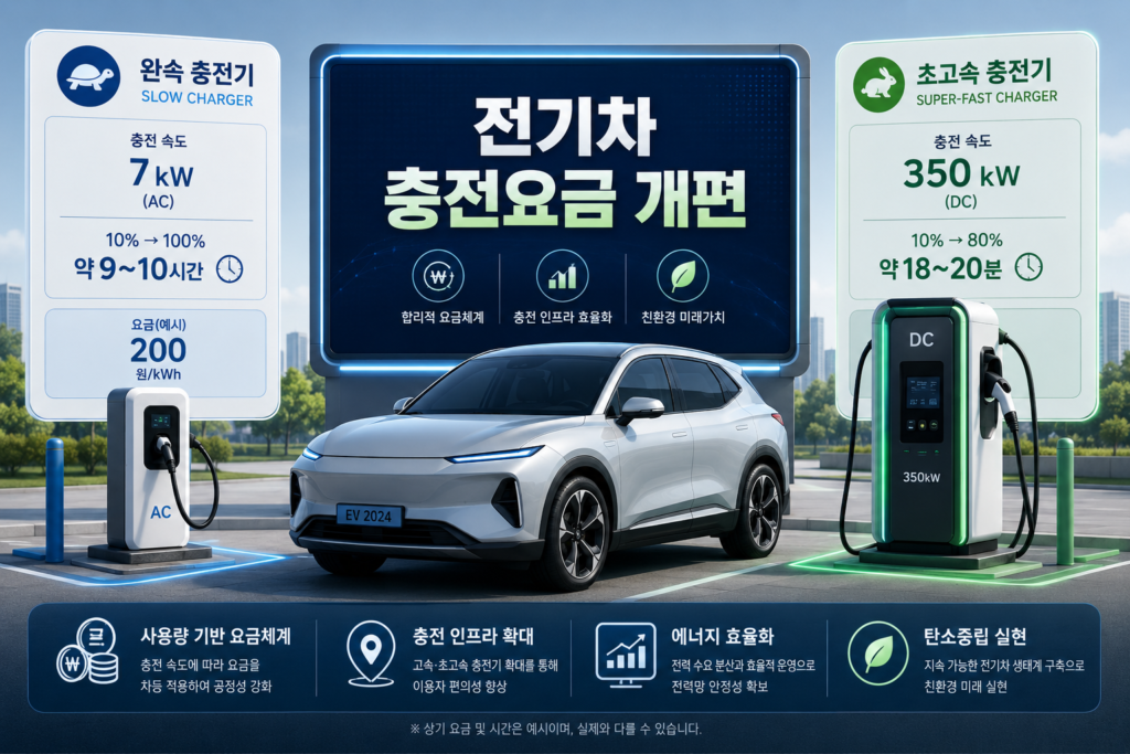 전기차 충전요금 개편